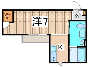 ラフィーナー海老名【1階】の間取り