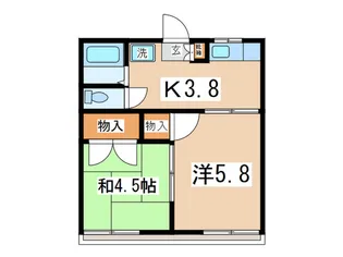パークサイド桜木【2階】の間取り