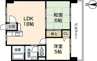 ネットビル6【4階】の間取り