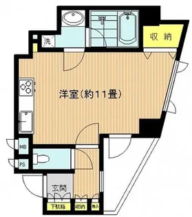 リシェ大井スカイビュー【13階】の間取り