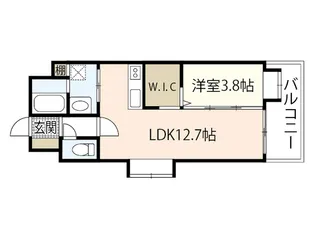 VITA西原【3階】の間取り