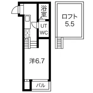 Bliss House【2階】の間取り