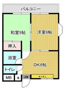 第2サンビレッジ泉水【2階】の間取り