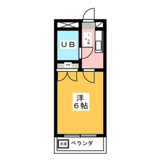 フラット1124【2階】の間取り