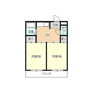 ワタナベハイツ【2階】の間取り