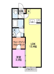 サンライズ【2階】の間取り
