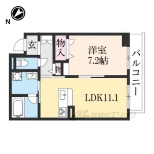 シャーメゾンレコルト【3階】の間取り