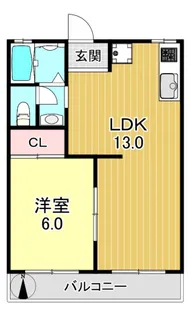 ガーデンハイツ高野台 A棟【2階】の間取り