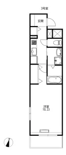 リ・ベストI【3階】の間取り