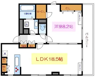 アルメリア清澄白河【2階】の間取り