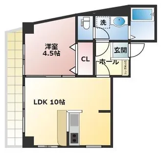 クリエイティブ・カーサ【3階】の間取り