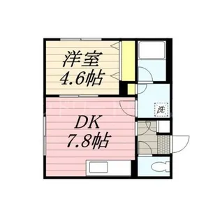 アッソルッソ澄川【4階】の間取り