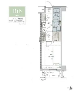 ベルシード志村坂上【4階】の間取り