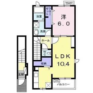 パラッツォ・ビアンコ【2階】の間取り