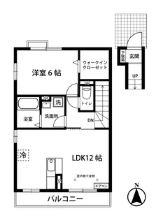 コウジィーコート【2階】の間取り