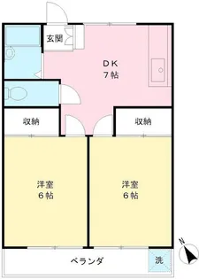 ベアーマンション【3階】の間取り