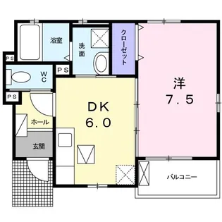 ガーディアン プレイス【1階】の間取り