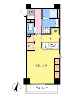 コフレ板橋本町【5階】の間取り