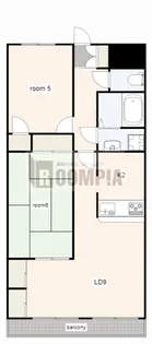 フォンテーヌヨシダ【4階】の間取り