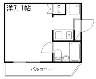 エレーヴ新在家【2階】の間取り