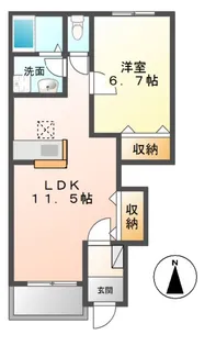 アーバンコートM【1階】の間取り
