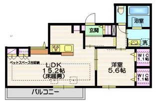 ドエル南青山【2階】の間取り