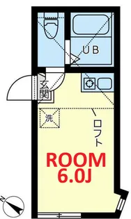 ユナイト石川町ジョルジーニョ【1階】の間取り