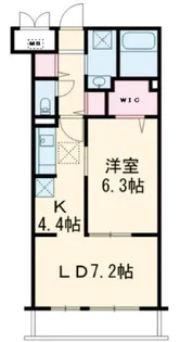 ブランヌーボー【1階】の間取り