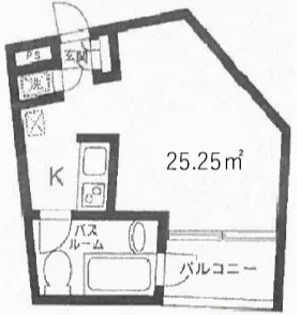 北幸ぐうはうすB棟【2階】の間取り