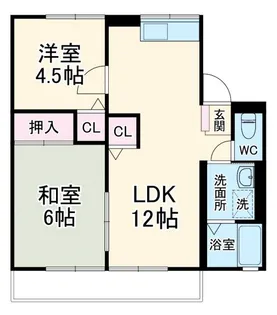 ピュアII【1階】の間取り