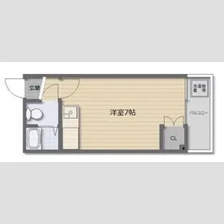 あじさい7【4階】の間取り
