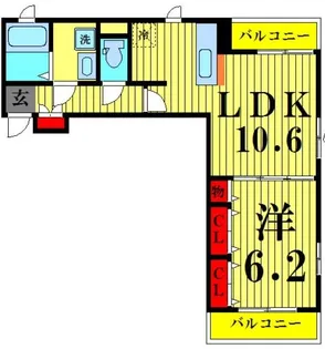 エスプリV【2階】の間取り