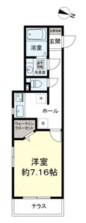 グリーンリーフ明大前【1階】の間取り