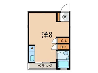 小川コ-ポ24【2階】の間取り