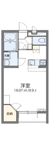 レオパレスケルン【2階】の間取り