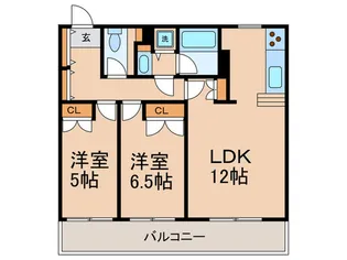 JGM空港通り【11階】の間取り