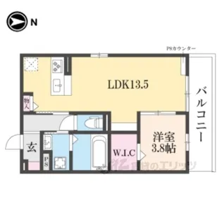 アドラブール【1階】の間取り