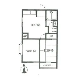 メゾン佐藤A【2階】の間取り