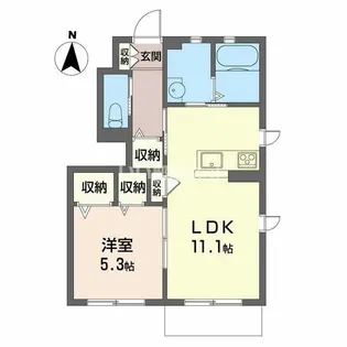 ライブラ【1階】の間取り