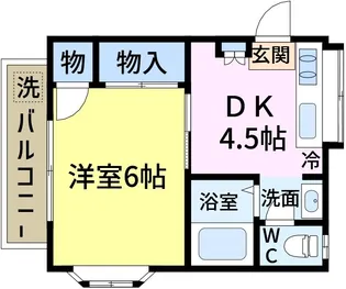 エベルコヤナギ【2階】の間取り