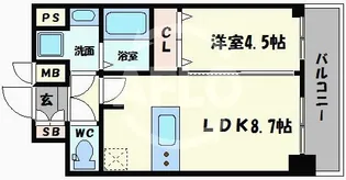プレサンス高津公園ディオ【12階】の間取り