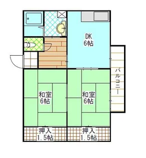 ジュネスイマヤ【1階】の間取り
