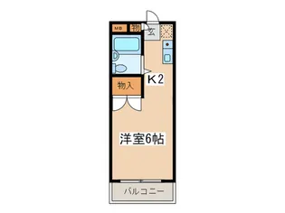 サンパールハイツ【3階】の間取り