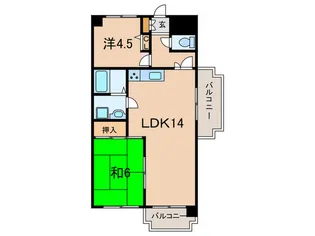 アビタ魚住I【5階】の間取り