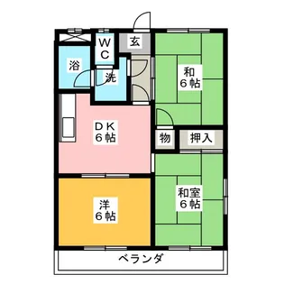 OMレジデンス尾張旭【3階】の間取り
