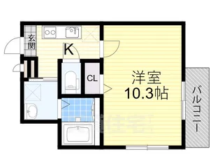 フジパレス堺東1番館【1階】の間取り