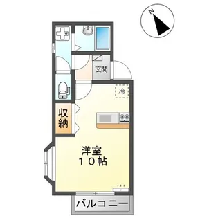 ハレ・ラウレア【2階】の間取り