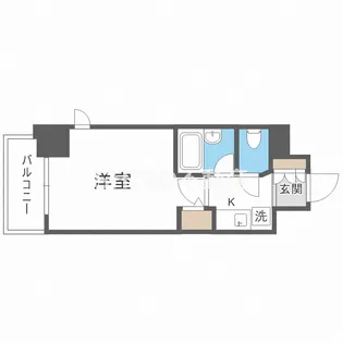 エスリード梅田新道第2【4階】の間取り