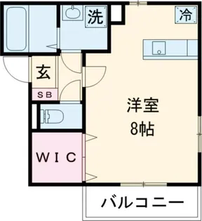 リベラルコート【1階】の間取り