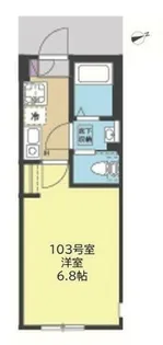 鶴ヶ峰シエル【1階】の間取り